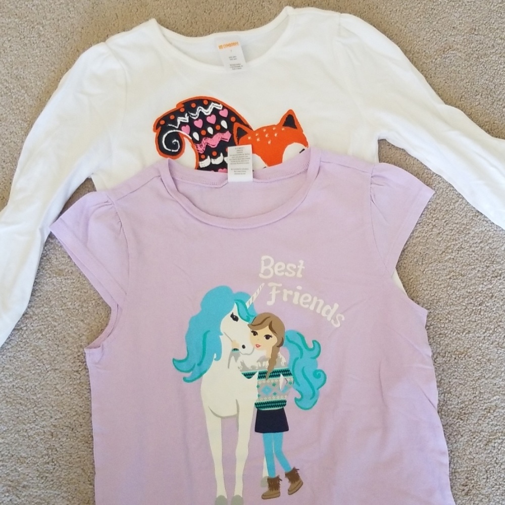 Two gymboree tops